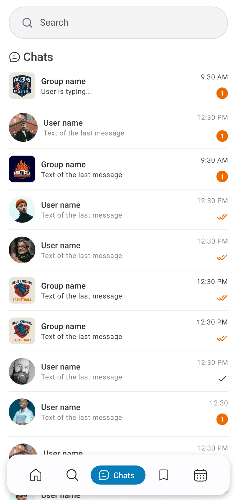 Chat and Groups